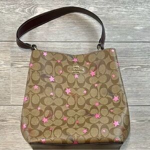 Coach Town Bucket Bag Disco Star